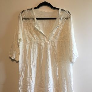 White Beach Cover Up